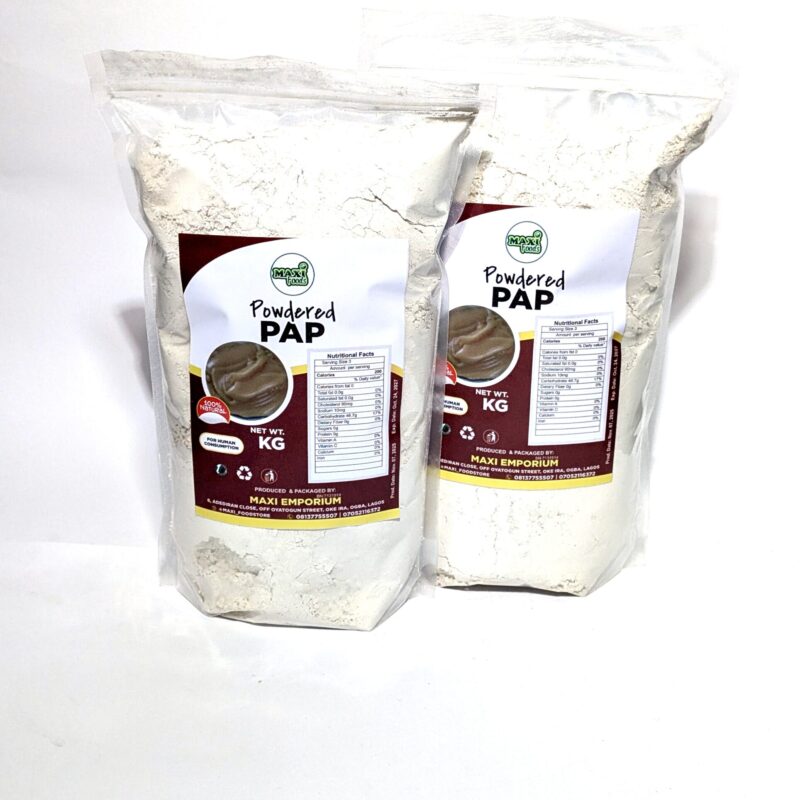 white pap with kunu spice
