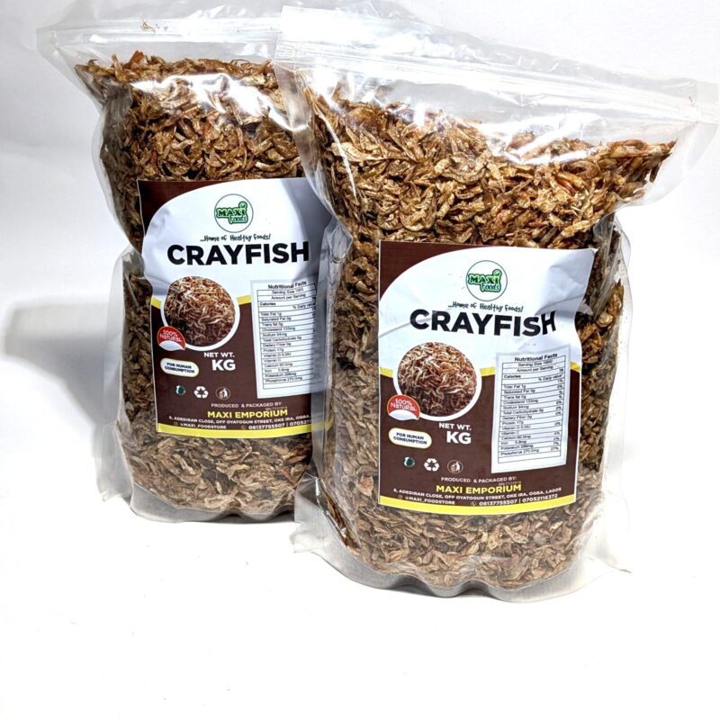 unblended crayfish